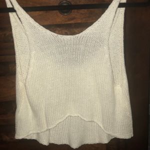 Crochet crop tank